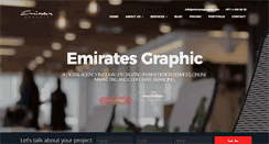 Desktop Screenshot of emiratesgraphic.com